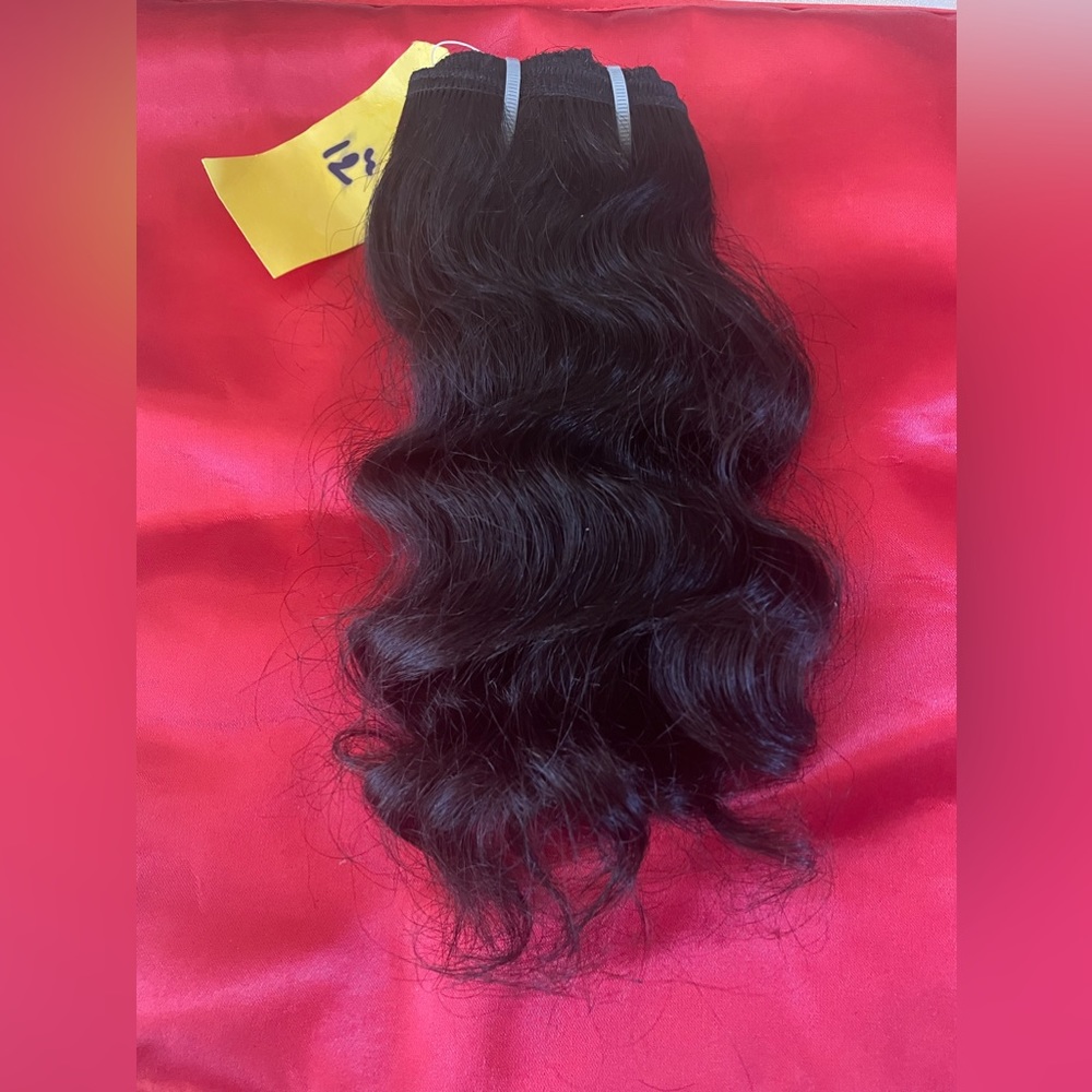 12 inch Raw Indian hair Bundle